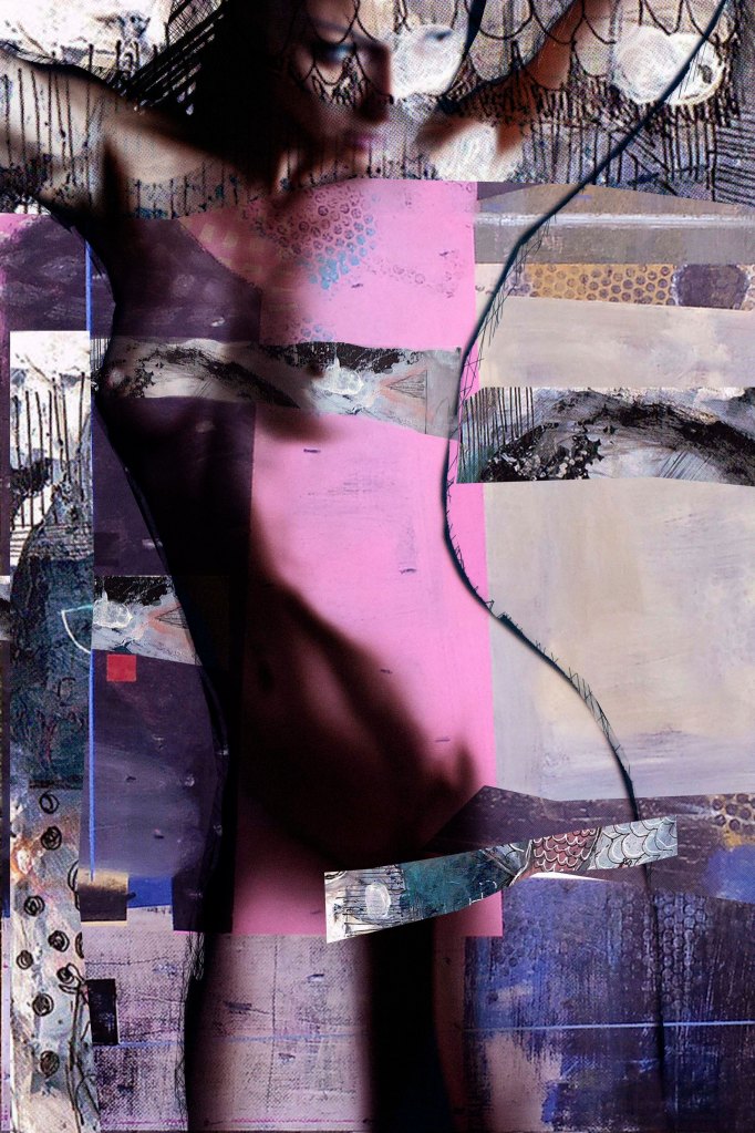 Blue pink woman_29,52”x 19,68”_Luz Perez Ojeda